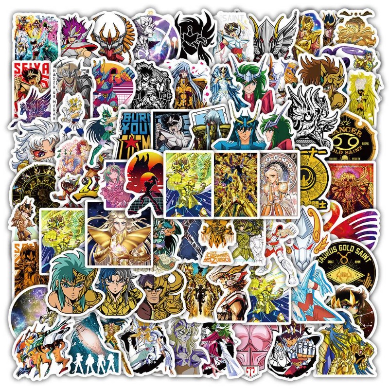 Accessories Laptop - Autocollants de dessin animé Saint Seiya,