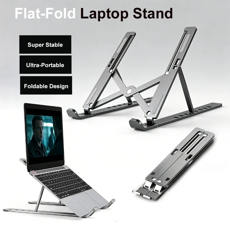 Laptop Accessories Organizer - Support pliable pour ordinateur portable, support