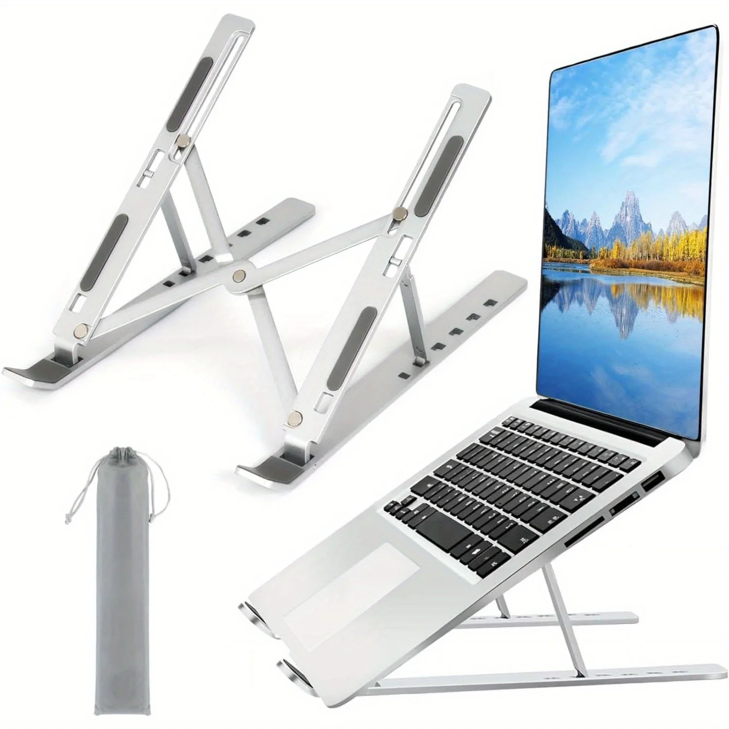 Laptop Accessories Organizer - Support pour ordinateur portable réglable en