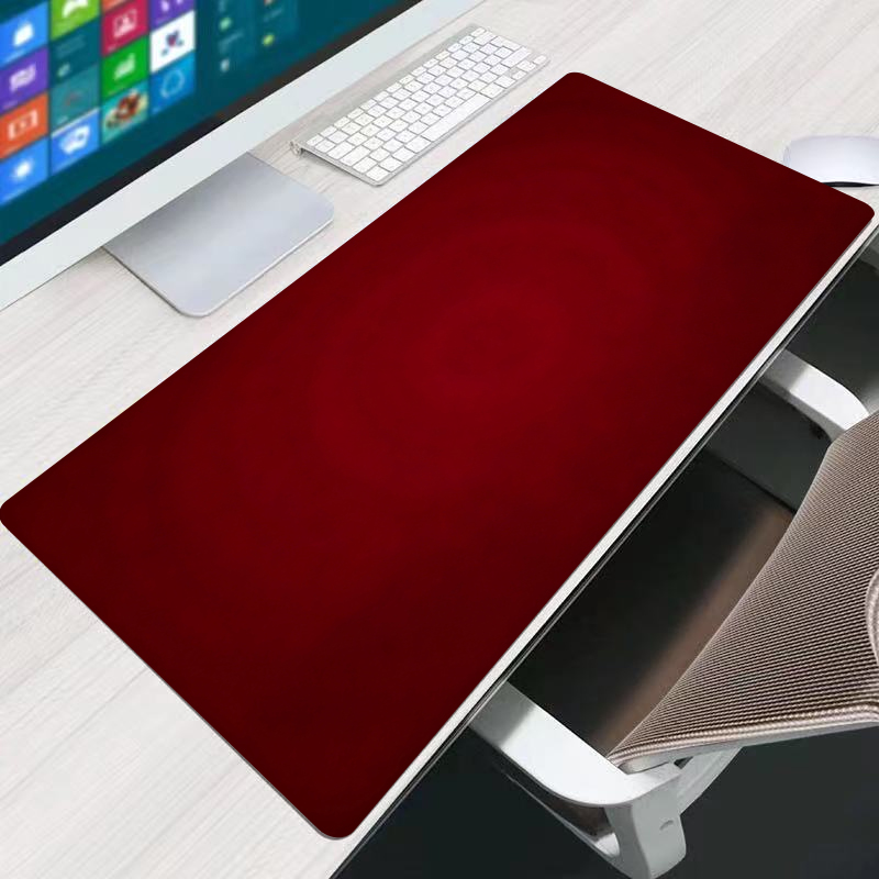 Laptop Accessories Gaming - Tapis de souris rouge pour bureau,
