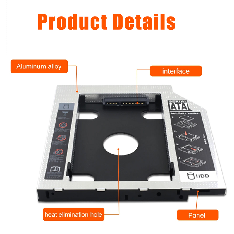 Adaptateur de caddie HDD SSD,  - Laptop Accessories Organizer avis et prix