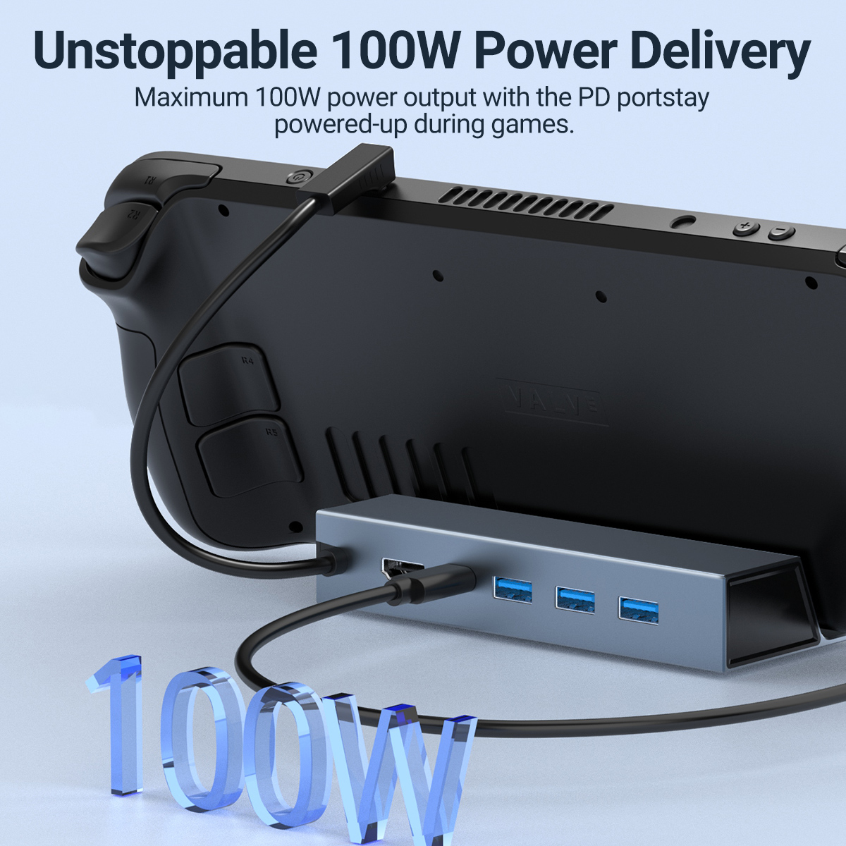 Hub de jeu USB-C 5 en 1, stati - Laptop Accessories Hub avis et prix