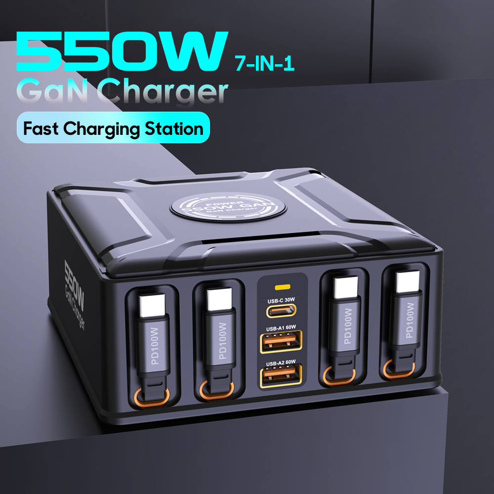 Station de charge 7-en-1 550W  - Laptop Lock Cable avis et prix