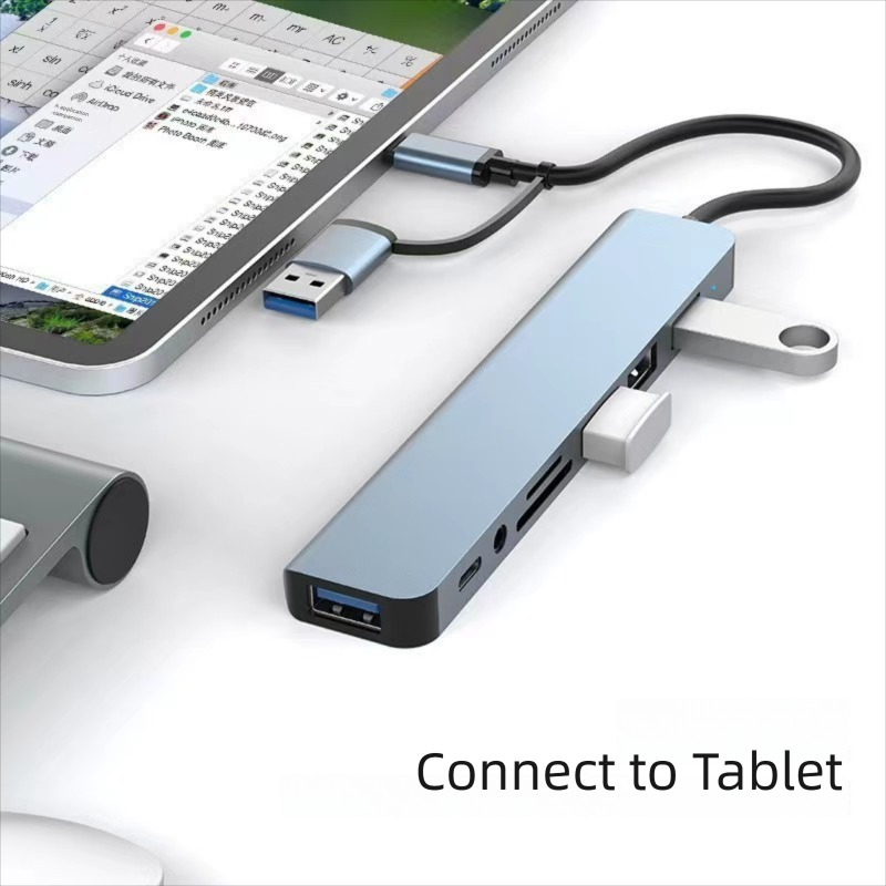 Adaptateur multiport USB C 8 e - Laptop Accessories Hub avis et prix