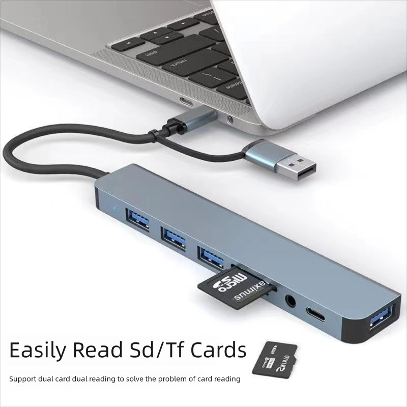 Adaptateur multiport USB C 8 e - Laptop Accessories Hub avis et prix