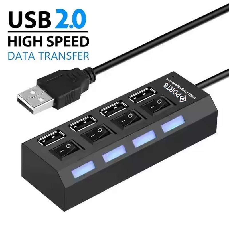 Hub USB 2.0 à 4 ports avec int - Laptop Accessories Hub avis et prix