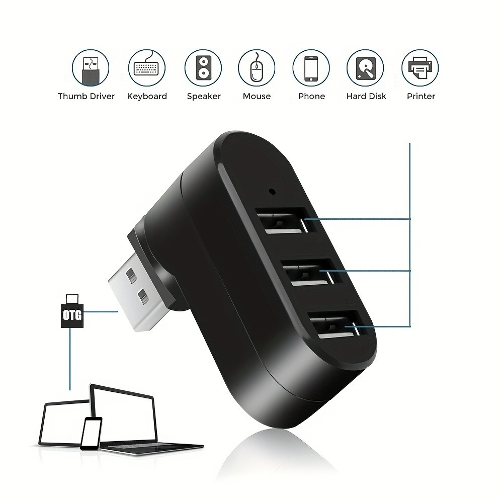 Hub USB 2.0 3 Ports 180 °   Ad - Xiaomi Laptop Accessories avis et prix