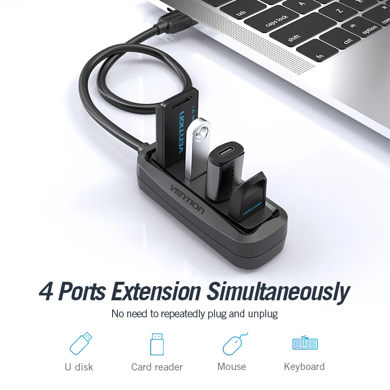 Vention USB 2.0 HUB 4 ports av - Xiaomi Laptop Accessories avis et prix
