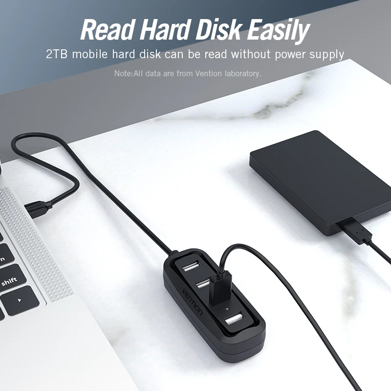 Vention USB 2.0 HUB 4 ports av - Xiaomi Laptop Accessories avis et prix