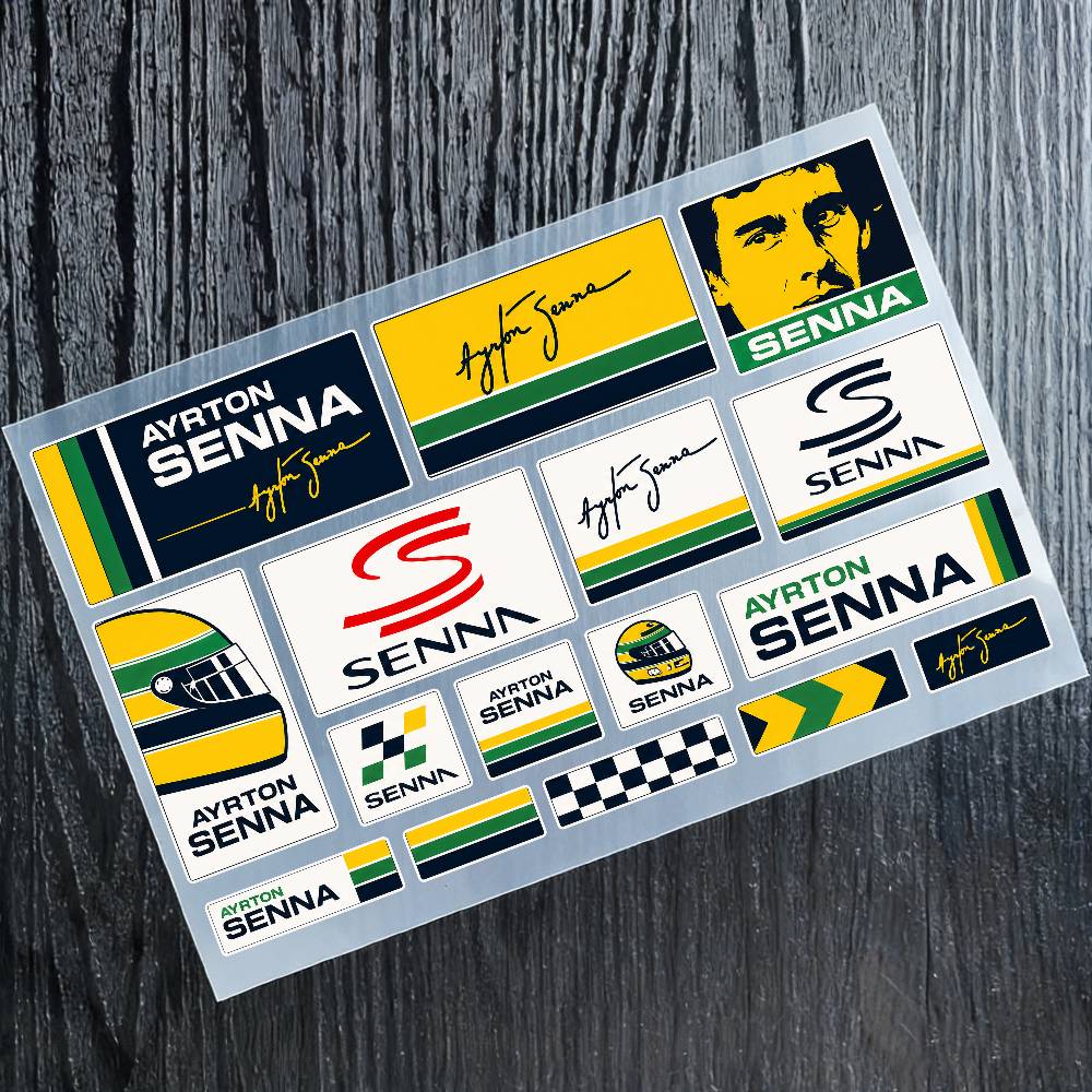 Autocollants A-Ayrton S-Senna  - Laptop Accessories Price avis et prix