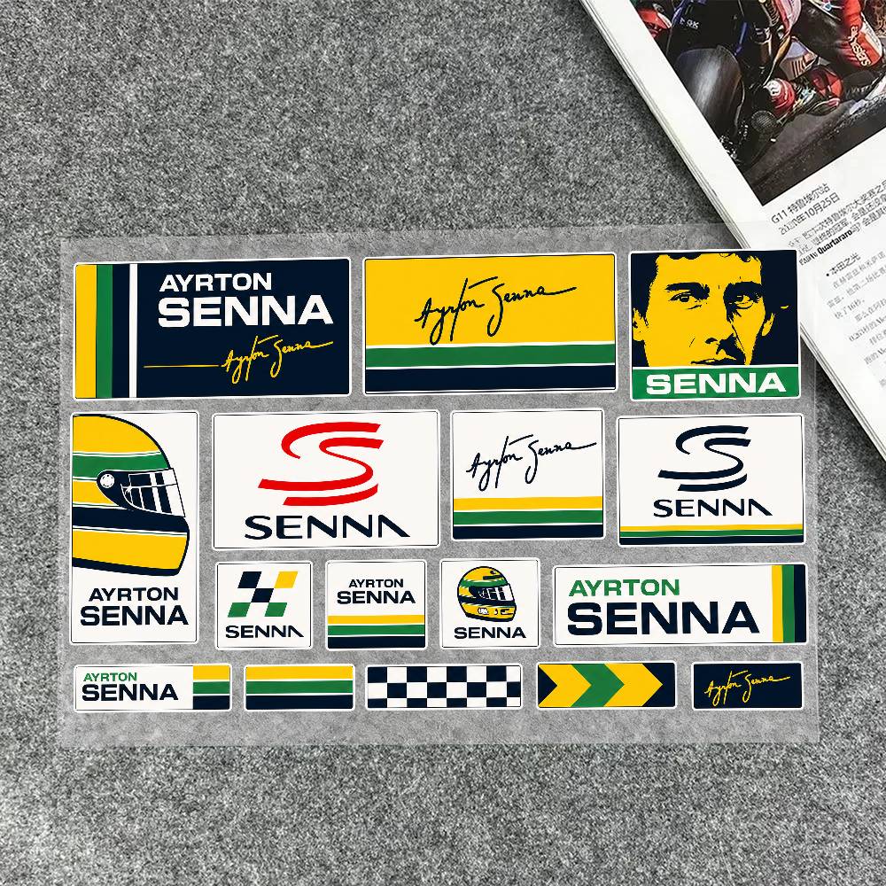 Autocollants A-Ayrton S-Senna  - Laptop Accessories Price avis et prix