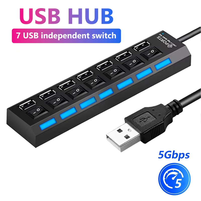 Répartiteur Hub USB 2.0 à 7 po - Laptop Accessories Hub avis et prix