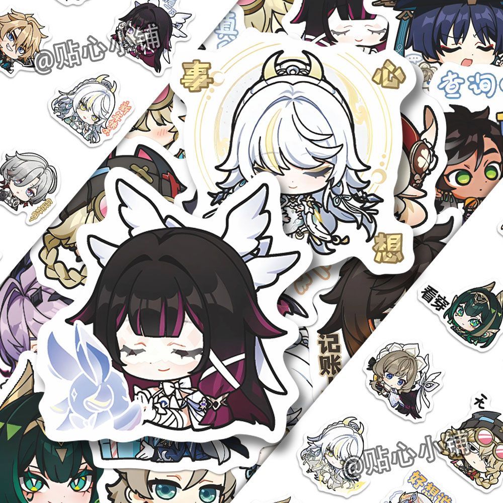 64 autocollants Genshin Impact - Accessories Laptop avis et prix